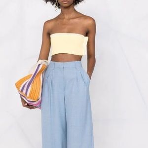 LA Hearts Pale Yellow Top